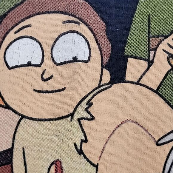 Rick-and-Morty Shirt S/M 18x26 Blue - Picture 9 of 11